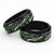 Traditional Samoan Tattoo Art Green Color Spinner Ring - Polynesian Pride