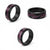 Traditional Samoan Tattoo Art Pink Color Spinner Ring - Polynesian Pride