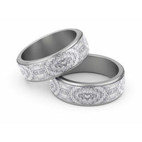 Traditional Samoa Maori Ornament Style White Art Classic Ring - Polynesian Pride