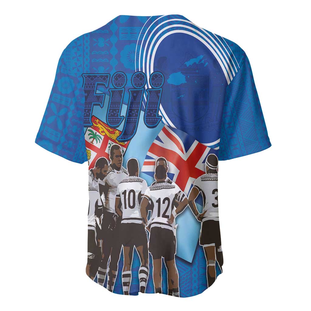 Fiji Rugby Sevens Baseball Jersey Commemorate Gold Medal - Rio de Janeiro 2016 LT03 - Polynesian Pride