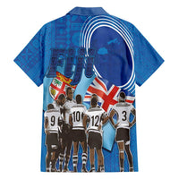 Fiji Rugby Sevens Family Matching Short Sleeve Bodycon Dress and Hawaiian Shirt Commemorate Gold Medal - Rio de Janeiro 2016 LT03 - Polynesian Pride