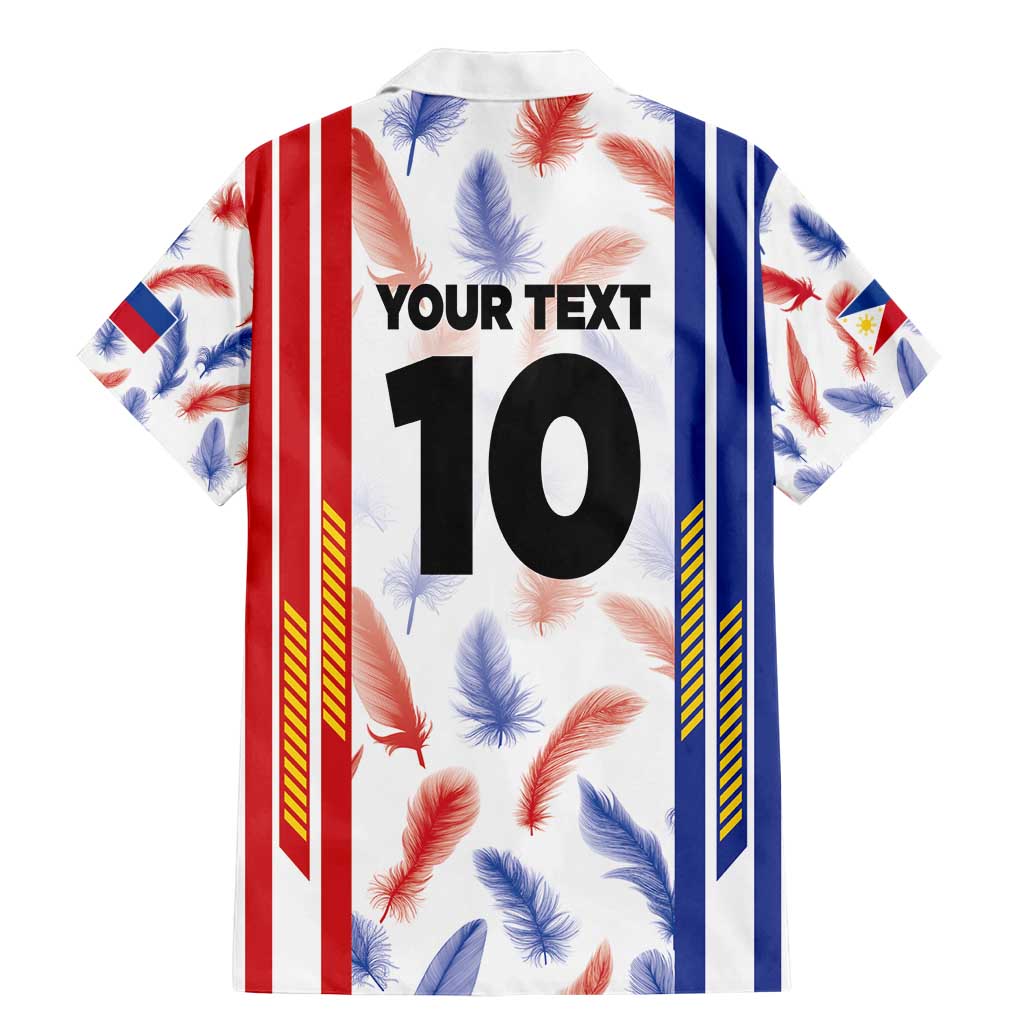 Custom Philippines Champions Football Jersey Family Matching Mermaid Dress and Hawaiian Shirt