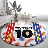 Custom Philippines Champions Football Jersey Round Carpet