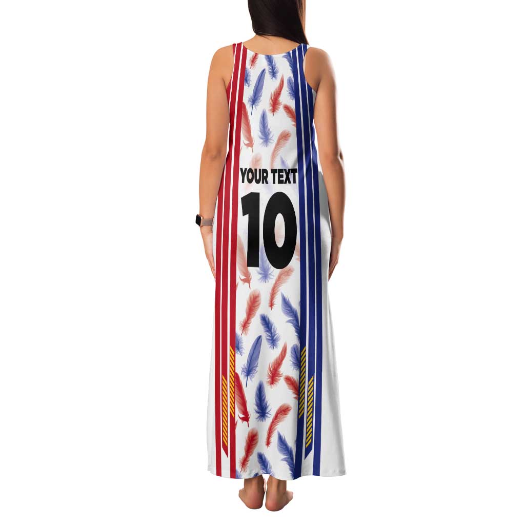 Custom Philippines Champions Football Jersey Tank Maxi Dress