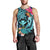 Hawaii Men Tank Top Whale Mix Hibiscus and Kanaka Maoli LT03 - Polynesian Pride