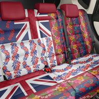Hawaiian Lei Back Car Seat Cover National Flag Striped Style LT03 - Polynesian Pride
