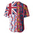 Hawaiian Lei Baseball Jersey National Flag Striped Style
