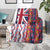 Hawaiian Lei Blanket National Flag Striped Style