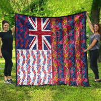 Hawaiian Lei Quilt National Flag Striped Style