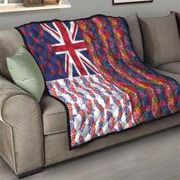 Hawaiian Lei Quilt National Flag Striped Style