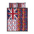 Hawaiian Lei Quilt Bed Set National Flag Striped Style