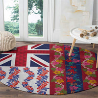 Hawaiian Lei Round Carpet National Flag Striped Style LT03 - Polynesian Pride