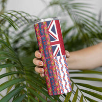 Hawaiian Lei Skinny Tumbler National Flag Striped Style