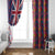 Hawaiian Lei Window Curtain National Flag Striped Style