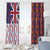Hawaiian Lei Window Curtain National Flag Striped Style