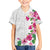 Hawaiian Hibiscus and Art Polynesian Tattoo Hawaiian Shirt White Color