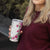 Hawaiian Hibiscus and Art Polynesian Tattoo Tumbler Cup White Color