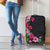 Hawaiian Hibiscus and Art Polynesian Tattoo Luggage Cover Black Color