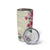 Hawaiian Hibiscus and Art Polynesian Tattoo Tumbler Cup Beige Color