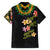 Hawaiian Lei Plumeria and Tropical Leaves Family Matching Tank Maxi Dress and Hawaiian Shirt Watercolor Style