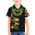 Hawaiian Lei Plumeria and Tropical Leaves Hawaiian Shirt Watercolor Style