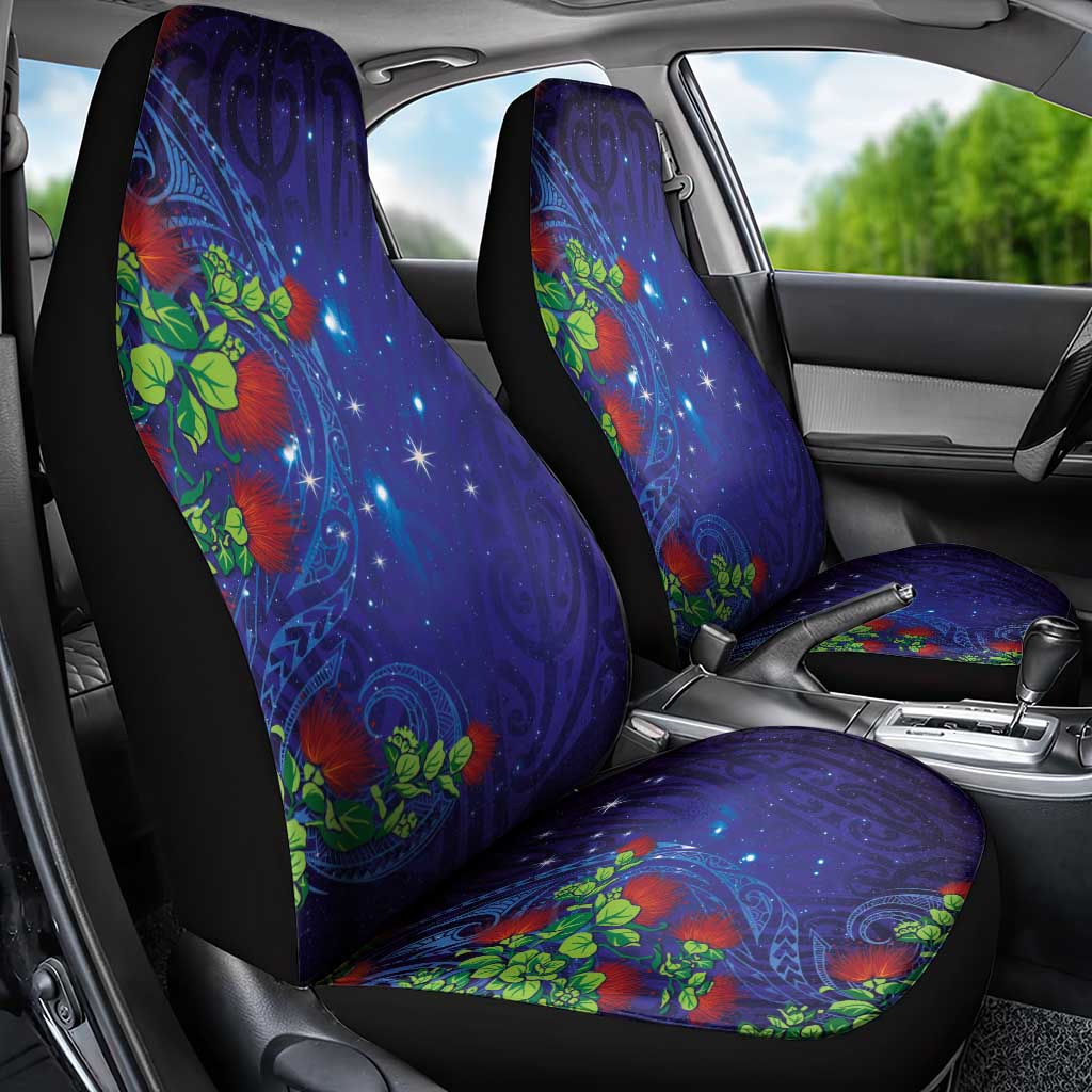 Matariki New Zealand Maori and Pohutukawa Car Seat Cover Galaxy Blue Sky Style