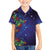 Matariki New Zealand Maori and Pohutukawa Family Matching Off Shoulder Maxi Dress and Hawaiian Shirt Galaxy Blue Sky Style