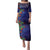 Matariki New Zealand Maori and Pohutukawa Family Matching Puletasi and Hawaiian Shirt Galaxy Blue Sky Style