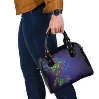 Matariki New Zealand Maori and Pohutukawa Shoulder Handbag Galaxy Blue Sky Style LT03 - Polynesian Pride