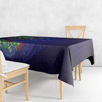 Matariki New Zealand Maori and Pohutukawa Tablecloth Galaxy Blue Sky Style