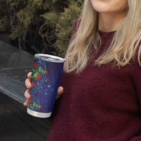 Matariki New Zealand Maori and Pohutukawa Tumbler Cup Galaxy Blue Sky Style