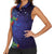Matariki New Zealand Maori and Pohutukawa Women Sleeveless Polo Shirt Galaxy Blue Sky Style