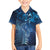 Matariki New Zealand Maori Silver Fern Family Matching Off The Shoulder Long Sleeve Dress and Hawaiian Shirt Galaxy Blue Sky Style