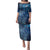 Matariki New Zealand Maori Silver Fern Family Matching Puletasi and Hawaiian Shirt Galaxy Blue Sky Style