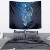 Matariki New Zealand Maori Silver Fern Tapestry Galaxy Blue Sky Style LT03 - Polynesian Pride