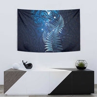 Matariki New Zealand Maori Silver Fern Tapestry Galaxy Blue Sky Style LT03 - Polynesian Pride