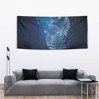 Matariki New Zealand Maori Silver Fern Tapestry Galaxy Blue Sky Style LT03 - Polynesian Pride
