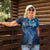 Matariki New Zealand Maori Silver Fern Women Polo Shirt Galaxy Blue Sky Style