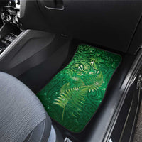 Matariki New Zealand Maori Silver Fern Car Mats Galaxy Green Sky Style