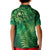 Matariki New Zealand Maori Silver Fern Kid Polo Shirt Galaxy Green Sky Style