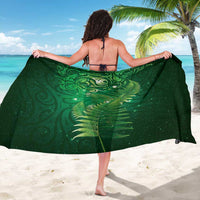 Matariki New Zealand Maori Silver Fern Sarong Galaxy Green Sky Style