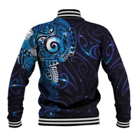 Matariki New Zealand Maori Koru Art Tattoo Baseball Jacket New Year Galaxy Blue Sky Style