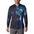 Matariki New Zealand Maori Koru Art Tattoo Button Sweatshirt New Year Galaxy Blue Sky Style