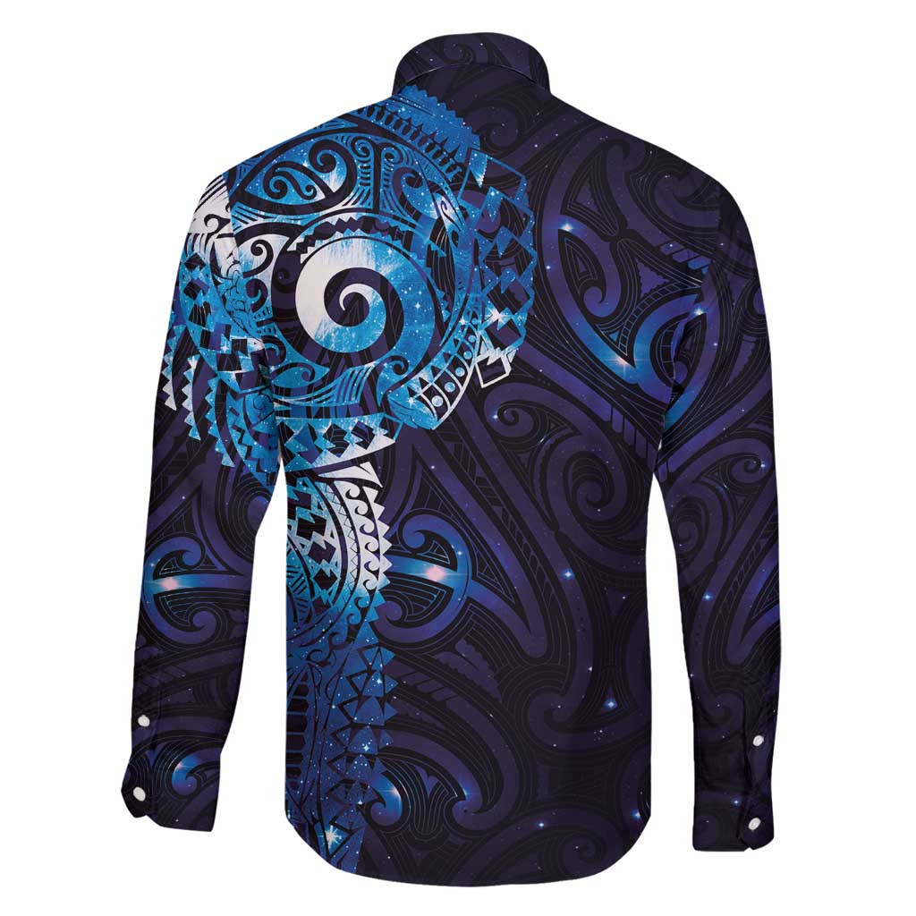 Matariki New Zealand Maori Koru Art Tattoo Family Matching Summer Maxi Dress and Hawaiian Shirt New Year Galaxy Blue Sky Style