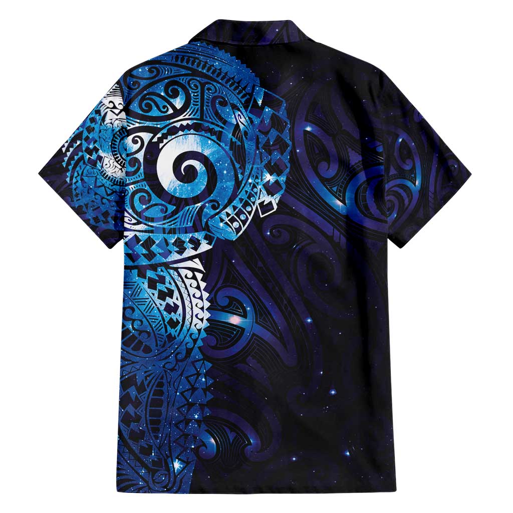 Matariki New Zealand Maori Koru Art Tattoo Hawaiian Shirt New Year Galaxy Blue Sky Style