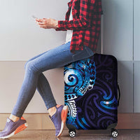 Matariki New Zealand Maori Koru Art Tattoo Luggage Cover New Year Galaxy Blue Sky Style