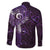 Matariki New Zealand Maori Koru Art Tattoo Family Matching Tank Maxi Dress and Hawaiian Shirt New Year Galaxy Purple Sky Style