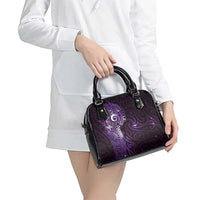 Matariki New Zealand Maori Koru Art Tattoo Shoulder Handbag New Year Galaxy Purple Sky Style LT03 - Polynesian Pride