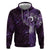 Matariki New Zealand Maori Koru Art Tattoo Zip Hoodie New Year Galaxy Purple Sky Style
