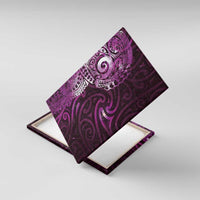 Matariki New Zealand Maori Koru Art Tattoo Canvas Wall Art New Year Galaxy Pink Sky Style